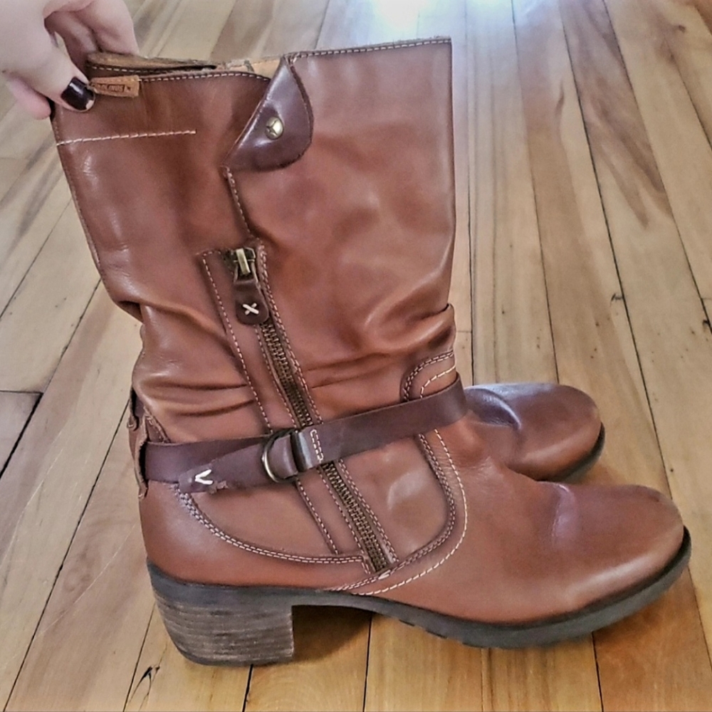 Brown Leather Women's Boots